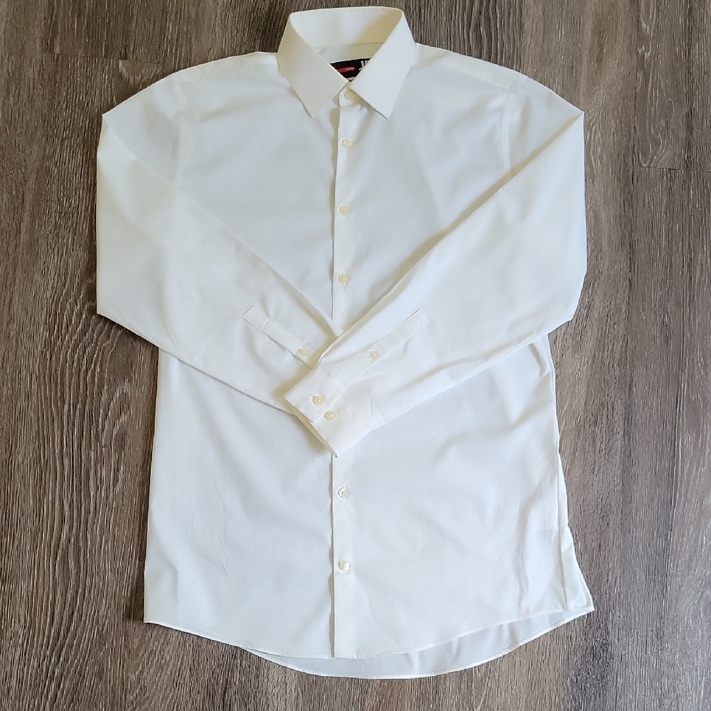 JF J.Ferrar White Dress Shirt